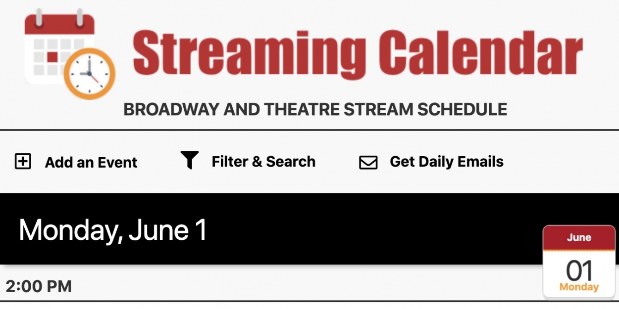 BroadwayWorld Launches Most Comprehensive Streaming Calendar!