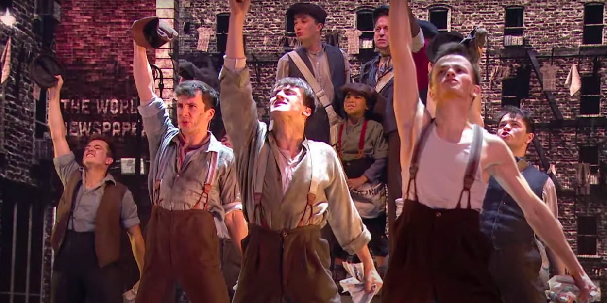Video Watch London S Newsies Cast Perform Seize The Day On The Royal Variety Performance