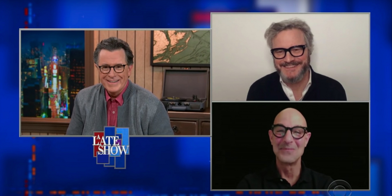 VIDEO: Colin Firth & Stanley Tucci On Co-Starring In SUPERNOVA on THE LATE SHOW WITH… Video