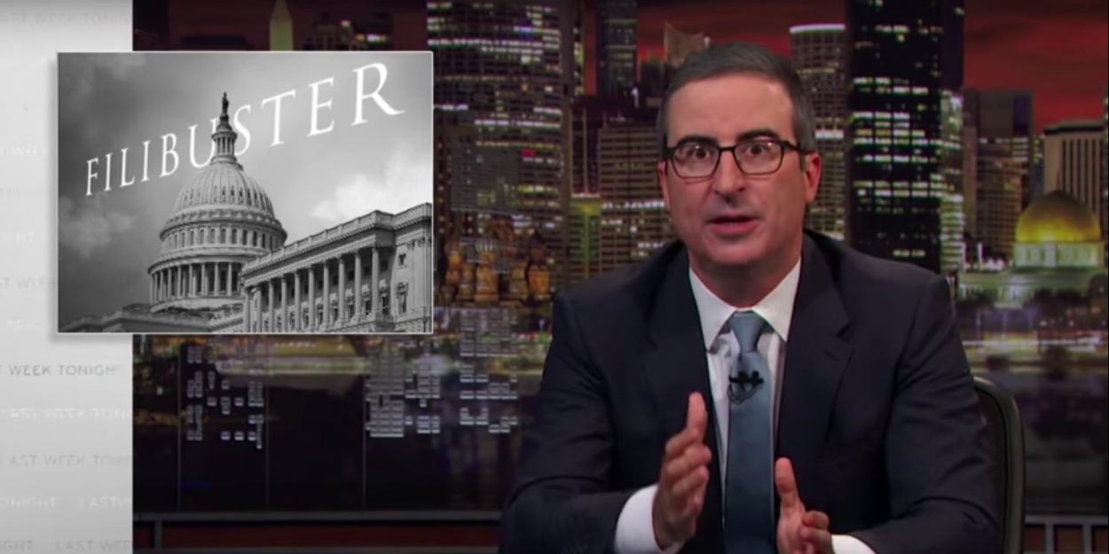 VIDEO: LAST WEEK TONIGHT WITH JOHN OLIVER Explains Why Filibusters Shouldn't Exist Video