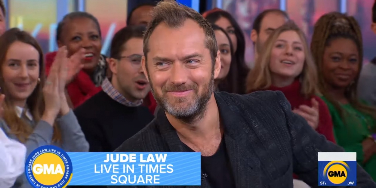 VIDEO: Jude Law Talks About His Son on GOOD MORNING AMERICA Video