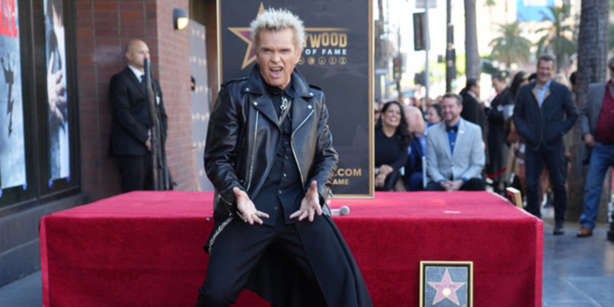 Billy Idol Honored With First Hollywood Walk of Fame Star of 2023 