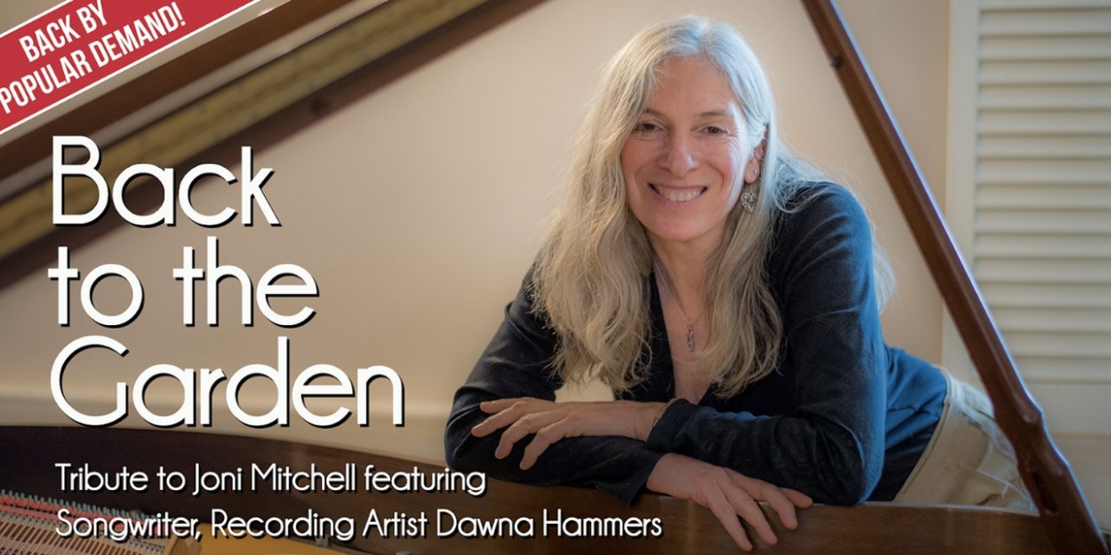 Cotuit Center for the Arts presents Dawna Hammers: Back to the Garden, a Joni Mitchell tribute concert on the Outdoor Stage 
