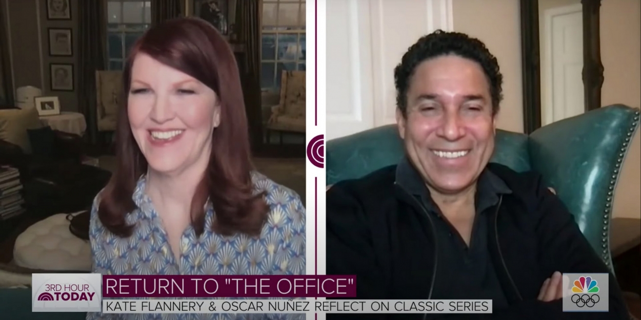 VIDEO: Kate Flannery & Oscar Nuñez Remember Filming THE OFFICE on TODAY SHOW Video