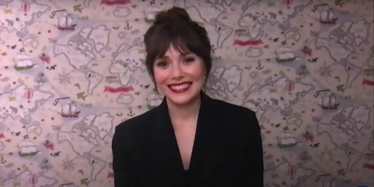 VIDEO: Elizabeth Olsen Has a Hard Time Not Spoiling Marvel's WANDAVISION on LATE… Video