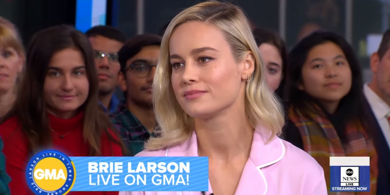 VIDEO: Brie Larson Talks CAPTAIN MARVEL on GOOD MORNING AMERICA Video