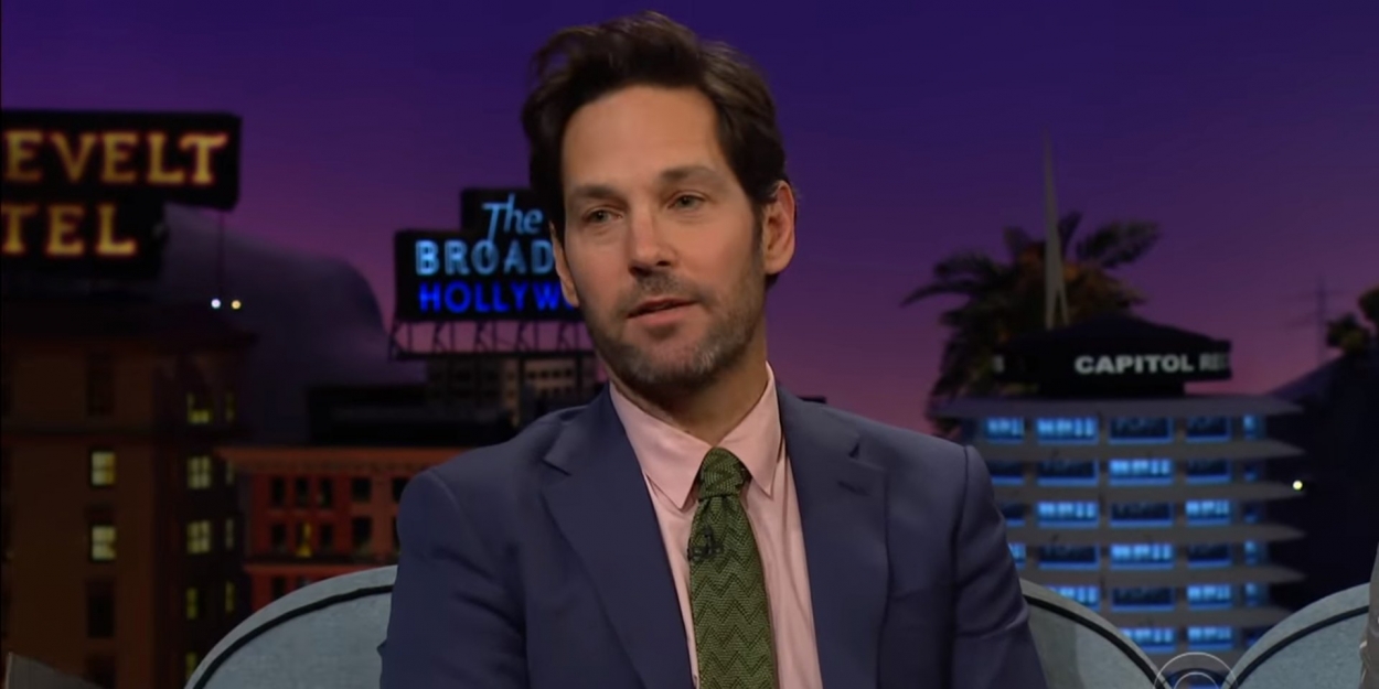 VIDEO: Paul Rudd Talks About Being a Crossword Answer on THE LATE LATE