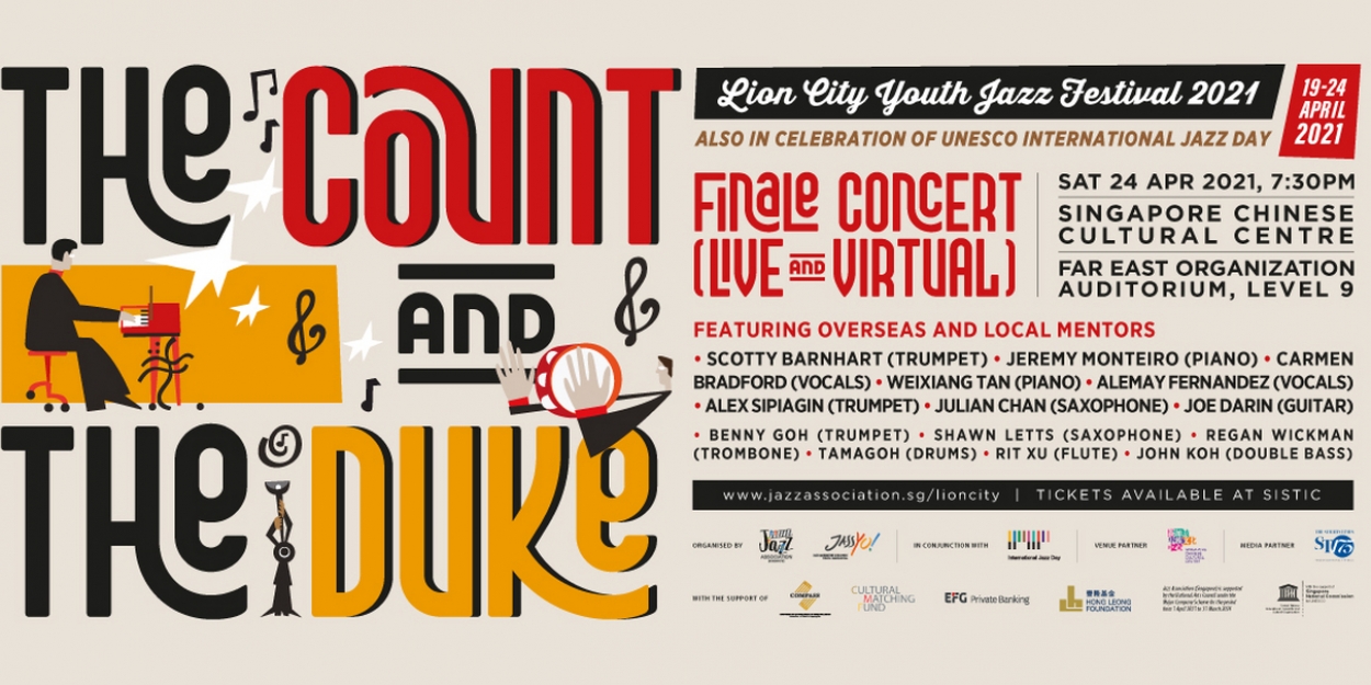 Lion City Youth Jazz Festival 2021 Presents its Finale Concert: The Count and The Duke - Vimarsana News