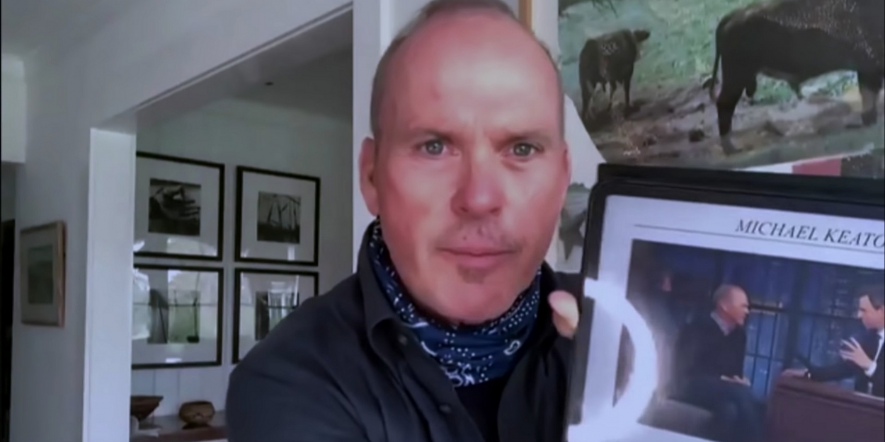 VIDEO: Michael Keaton Talks About Working With Jack Nicholson on LATE NIGHT WITH… Video