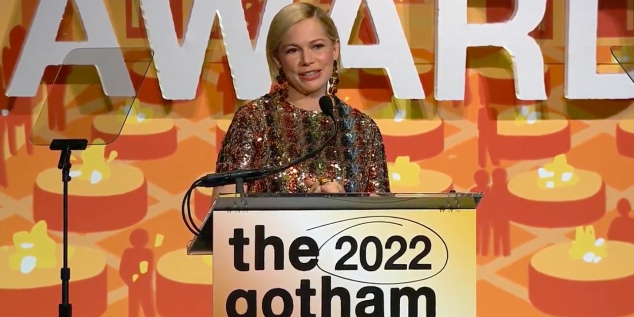 VIDEO: Michelle Williams Honors Mary Beth Peil During Gotham Award Acceptance Speech