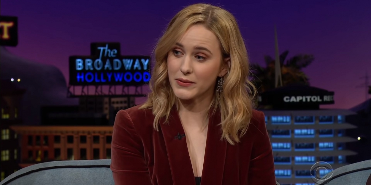 VIDEO: Rachel Brosnahan Shares a Throwback Photo on THE LATE LATE SHOW