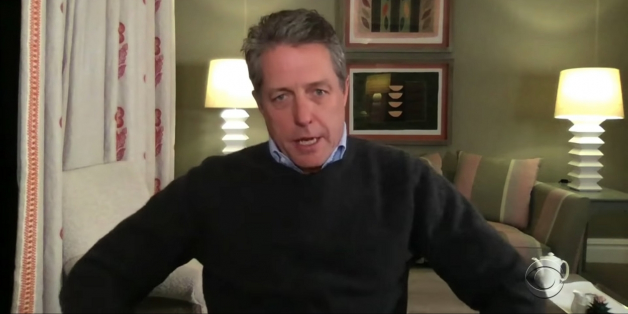 VIDEO: Hugh Grant Talks About Having Coronavirus on THE LATE SHOW Video