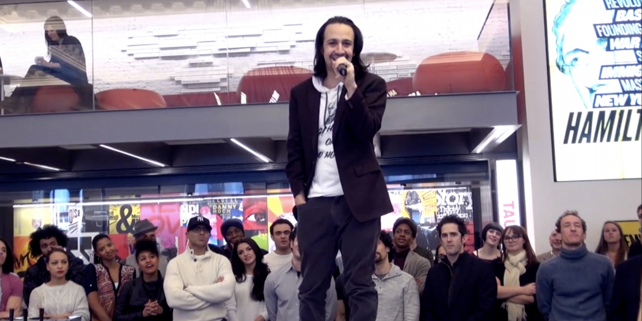 Broadway Rewind: Lin-Manuel Miranda Announces HAMILTON's Transfer Uptown to Broadway! Video