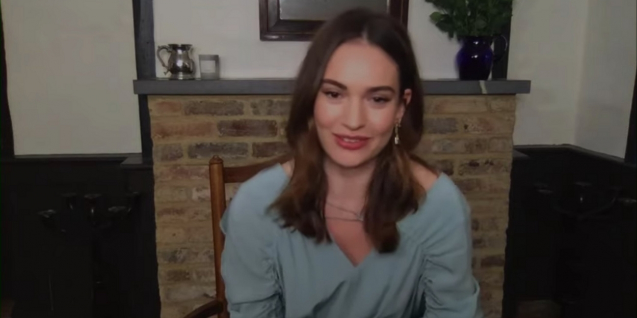 VIDEO: Lily James Talks MAMMA MIA 3 Rumors Video