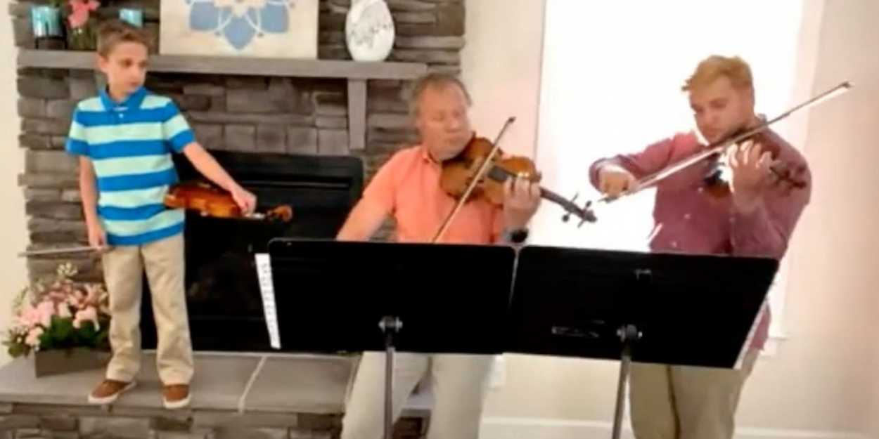 VIDEO: NSO's Pavel Pekarsky and Family Perform From Home Video