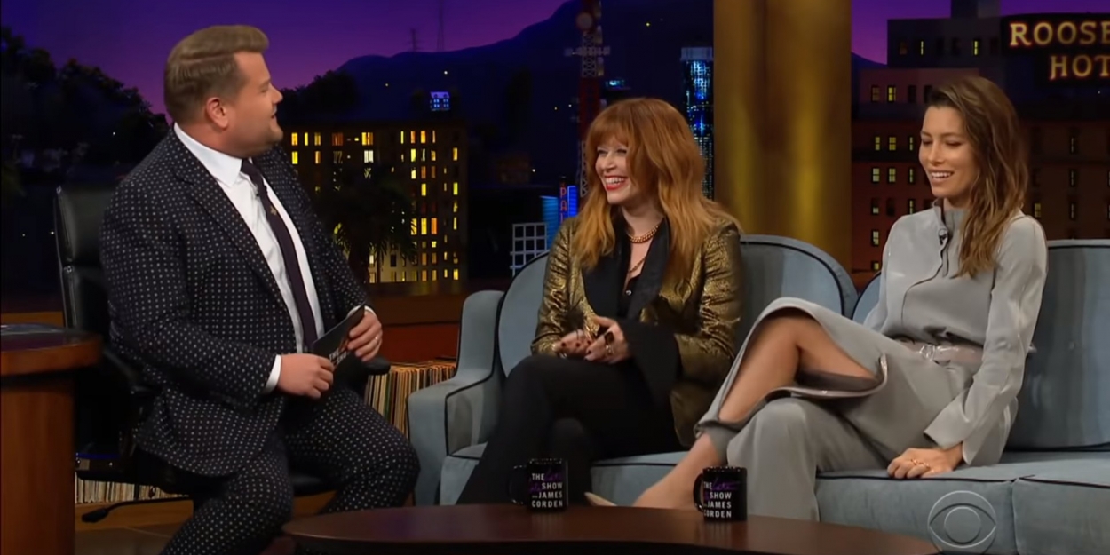 VIDEO: Natasha Lyonne & Jessica Biel Talk BLADE: TRINITY on THE LATE LATE SHOW WITH… Video