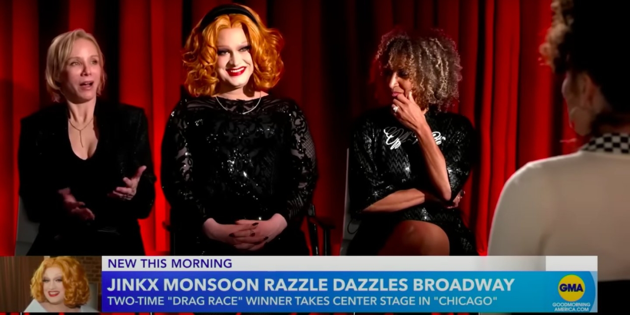 VIDEO: Jinkx Monsoon, Charlotte d'Amboise & Lana Gordon Talk CHICAGO on GOOD MORNING… Video