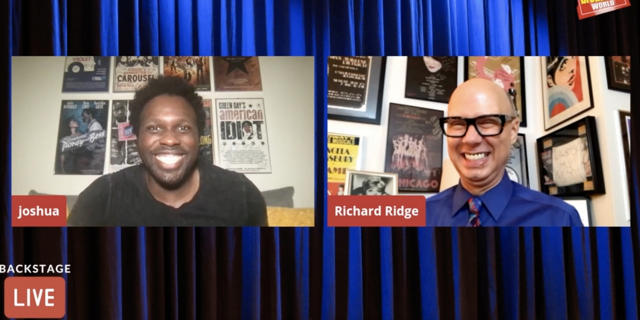 VIDEO: Joshua Henry Visits Backstage LIVE with Richard Ridge- Watch Now! Video