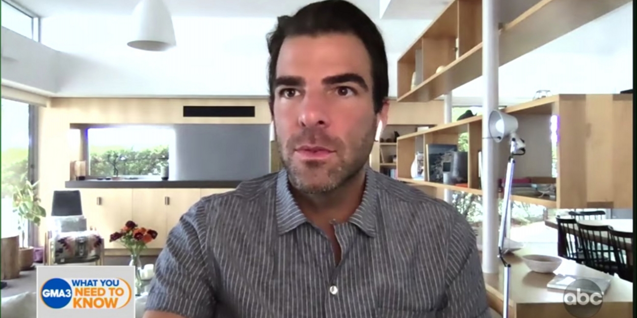 VIDEO: Zachary Quinto Talks About the Broadway Shutdown on GOOD MORNING AMERICA Video