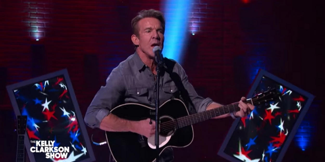 VIDEO: Dennis Quaid Sings 'America, I Love You, Too' on THE KELLY CLARKSON SHOW Video