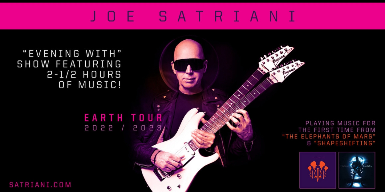 Joe Satriani Announces U.S. 2022 'Earth Tour' 