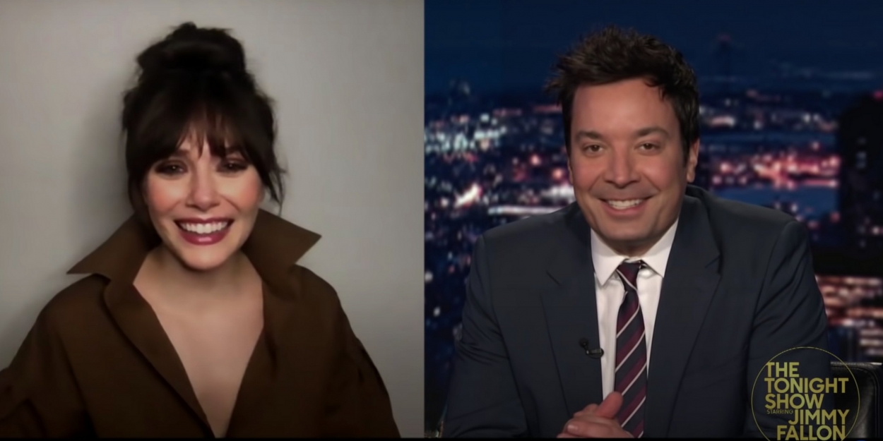 VIDEO: Elizabeth Olsen Reacts to WANDAVISION Memes on THE TONIGHT SHOW Video