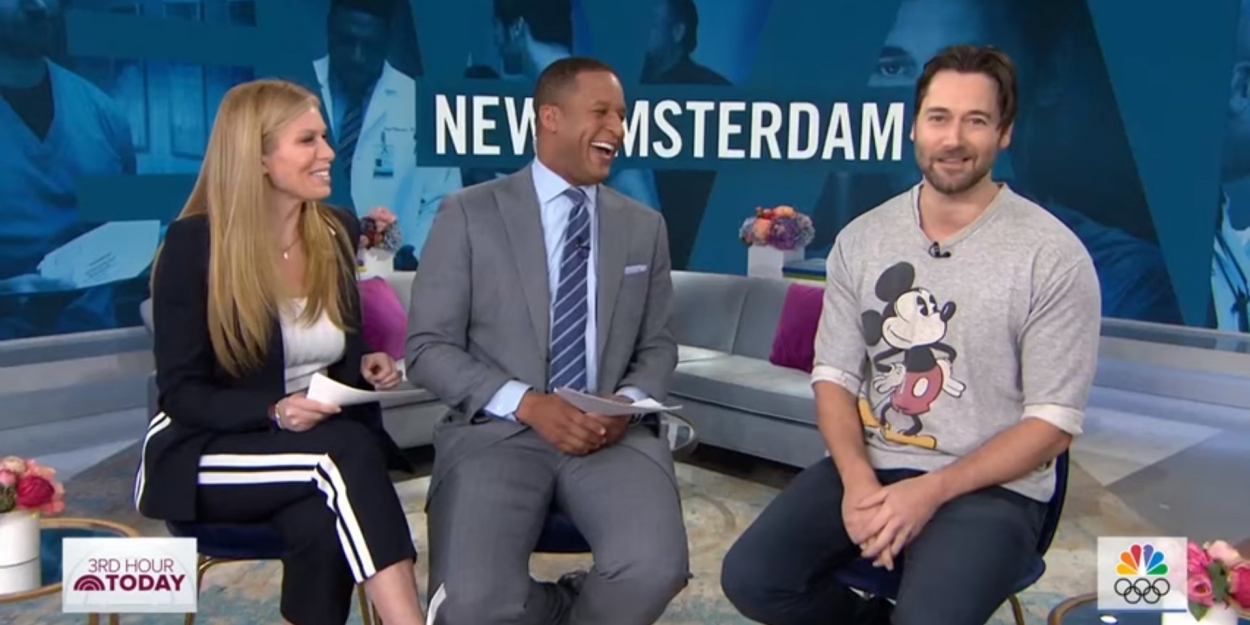VIDEO: Ryan Eggold Talks NEW AMSTERDAM on TODAY SHOW Video