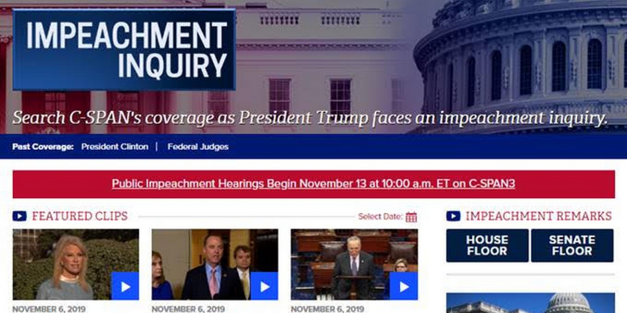 Impeachment Hearings Live Stream Cspan