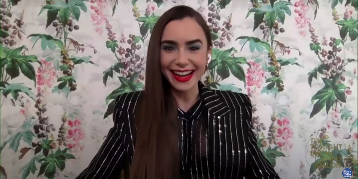 VIDEO: Lily Collins Reveals the Correct Pronunciation of EMILY IN PARIS on THE… Video