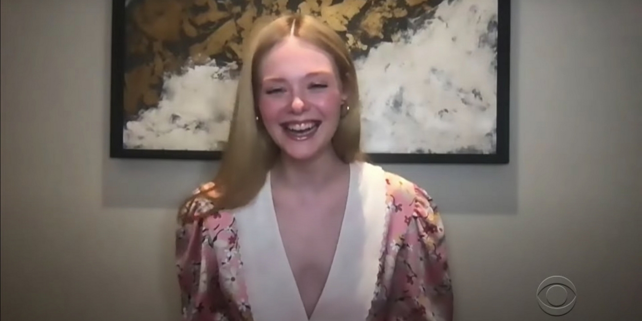 VIDEO: Elle Fanning Talks THE GREAT Golden Globe Nominations on THE LATE LATE SHOW Video