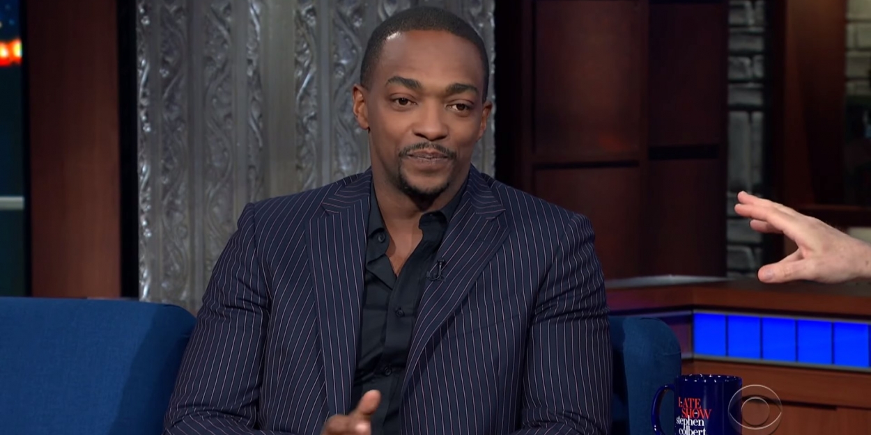 VIDEO: Anthony Mackie Talks CAPTAIN AMERICA on THE LATE SHOW WITH STEPHEN COLBERT Video