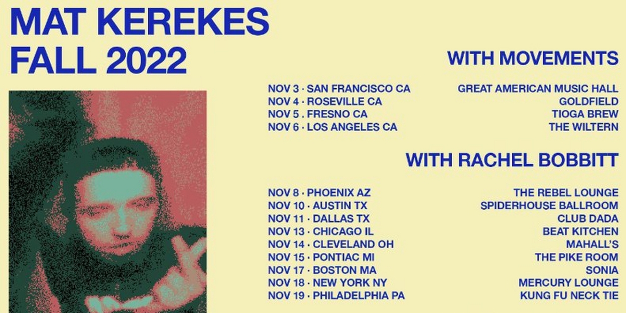 Mat Kerekes Announces Headline Tour Dates 