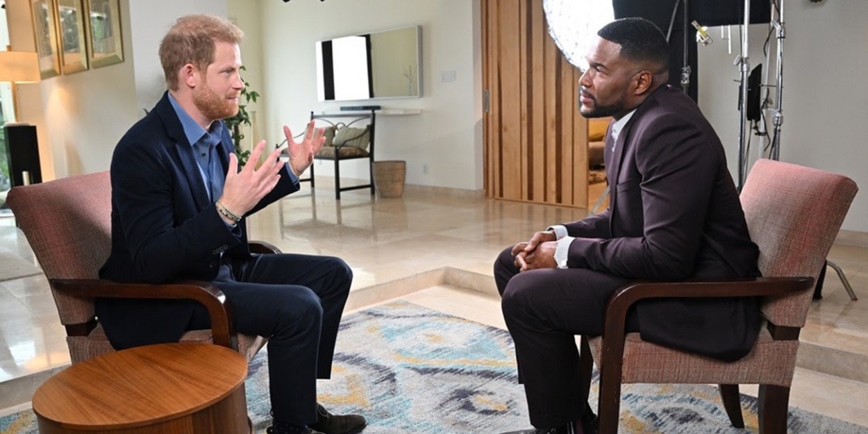 Michael Strahan Has One-on-One Interview With Prince Harry  Image