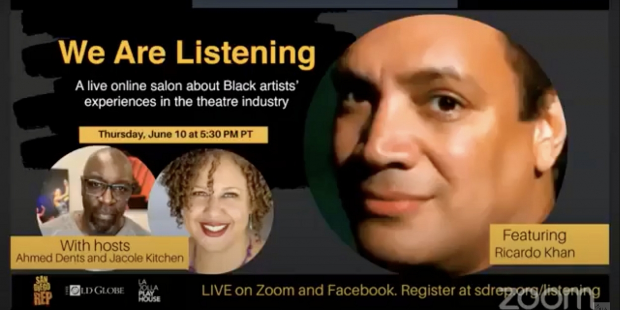 VIDEO: San Diego REP Hosts WE ARE LISTENING: A Live Salon About Black Artists' Experiences in the Theatre Industry