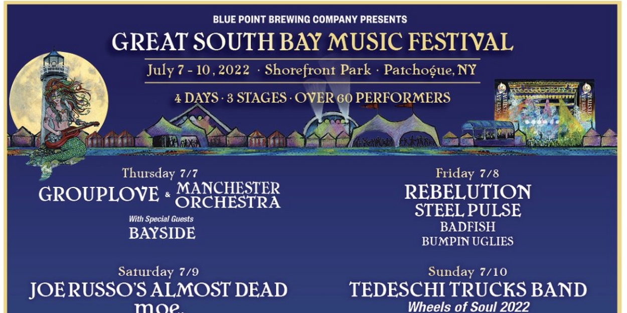 Blue Point Brewing Co. Presents GREAT SOUTH BAY MUSIC FESTIVAL Celebrating Its 14th Anniversary - Vimarsana News