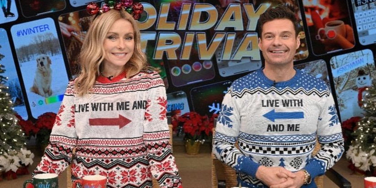 LIVE WITH KELLY & RYAN Announces Special Holiday Festivities 
