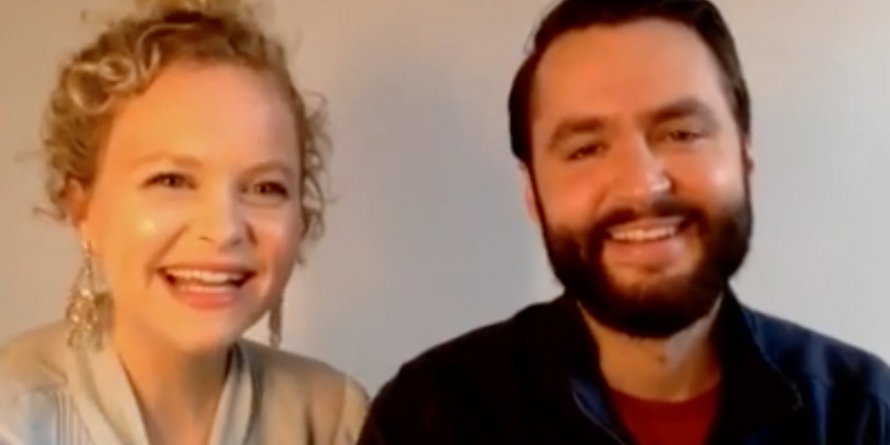 VIDEO: Amanda Jane Cooper and Husband Andrew Bell Talk Getting Married Over Zoom Video