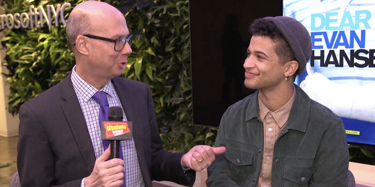 TV: Hangin' with Broadway's New Evan Hansen, Jordan Fisher! Video