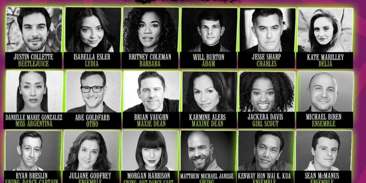 Full Cast and Tour Dates Announced For BEETLEJUICE North American Tour