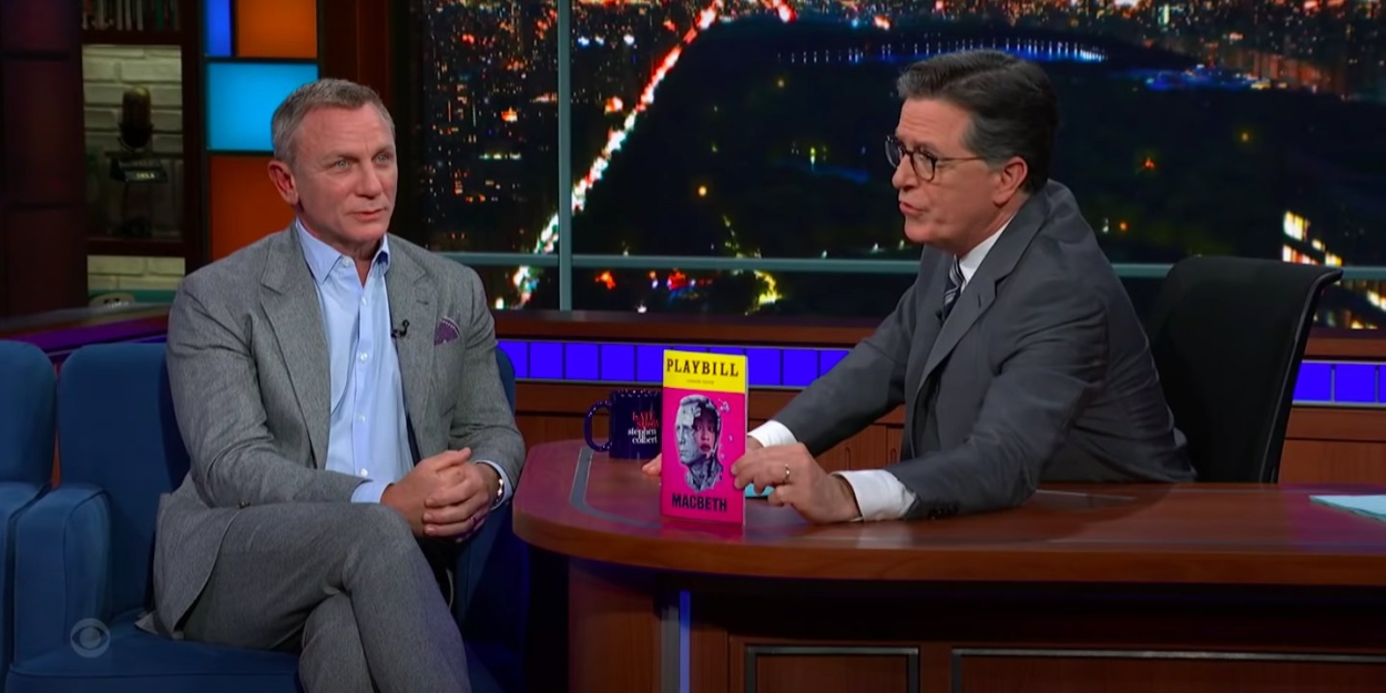 VIDEO: Daniel Craig Talks Returning to Broadway in MACBETH on THE LATE SHOW Video