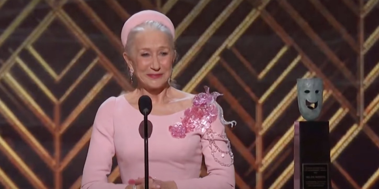 VIDEO: Helen Mirren Accepts the Life Achievement Award at the SAG Awards Video