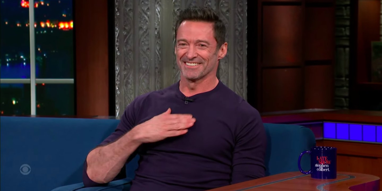 VIDEO: Hugh Jackman Looks Back on His 40-Year Journey With THE MUSIC MAN on COLBERT