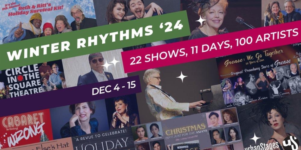 16th Annual URBAN STAGES WINTER RHYTHMS 2024 Begins In December  Image