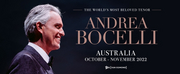 Andrea Bocelli Announces 5-City 2022 Australian Tour