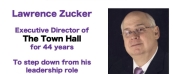 Lawrence Zucker, Executive Director of The Town Hall, to Step Down at the End of the Year