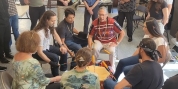 The Company of DISTANT THUNDER Performs A Traditional Drum Circle