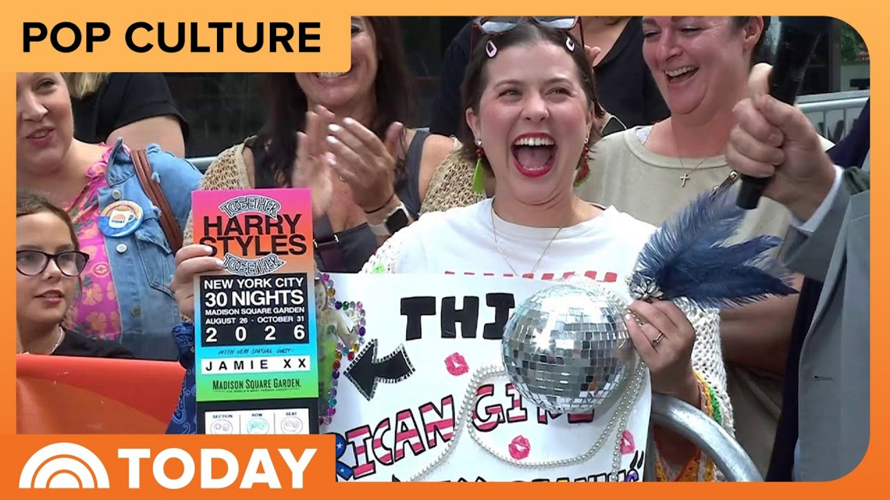 Harry Styles Superfan Wins Tickets To Sold-Out TOGETHER, TOGETHER At MSG On TODAY Photo