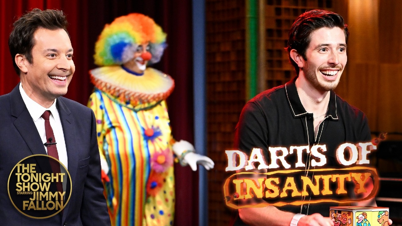 Contestants Battle It Out in Wild Darts Game for $100 on THE TONIGHT SHOW Photo
