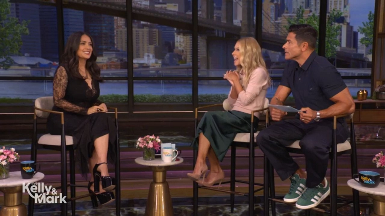 Salma Hayek on Reuniting with Adam Sandler and the Gang for GROWN UPS 3 Photo
