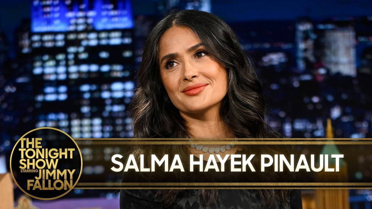 Salma Hayek Pinault Reveals Angelina Jolie Directed Her and Talks GROWN UPS 3 Video